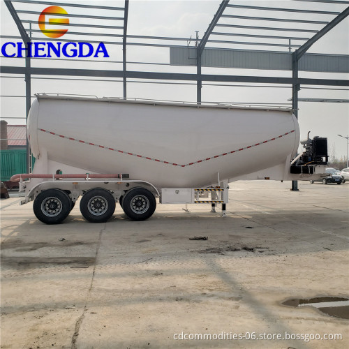 Chengda 12M3/Minute Bohai  Brand Weichai Diesel Engine Bulk Cement Semi Trailer For Sale